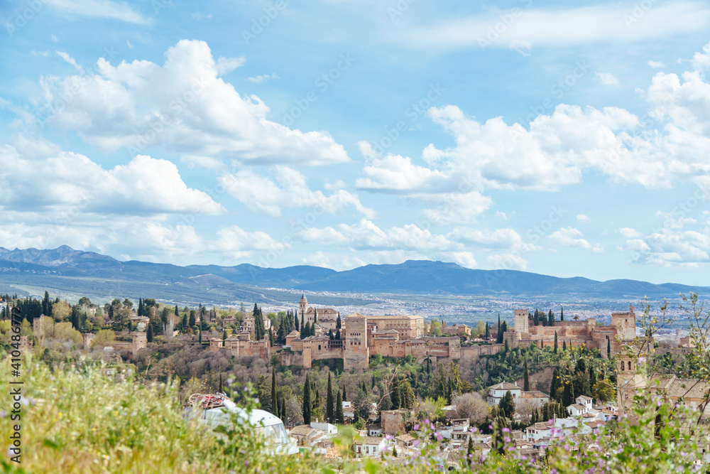 Granada Al Hambra city view