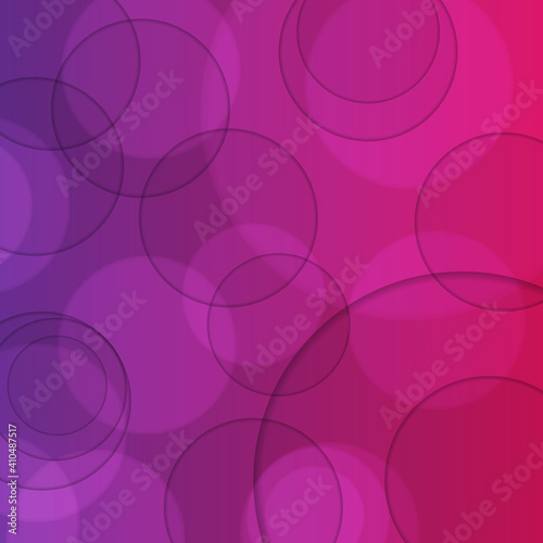 Abstract circles background gradient future concept vector