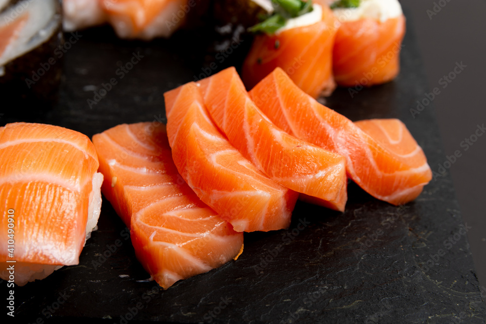 rodajas de salmon rodajas de salmon