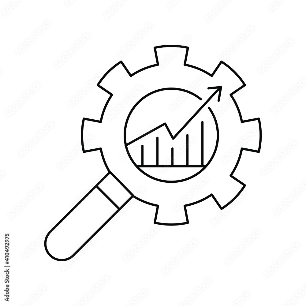 line icon, marketing research, digital marketing thin line icon, marketing research, digital marketing thin