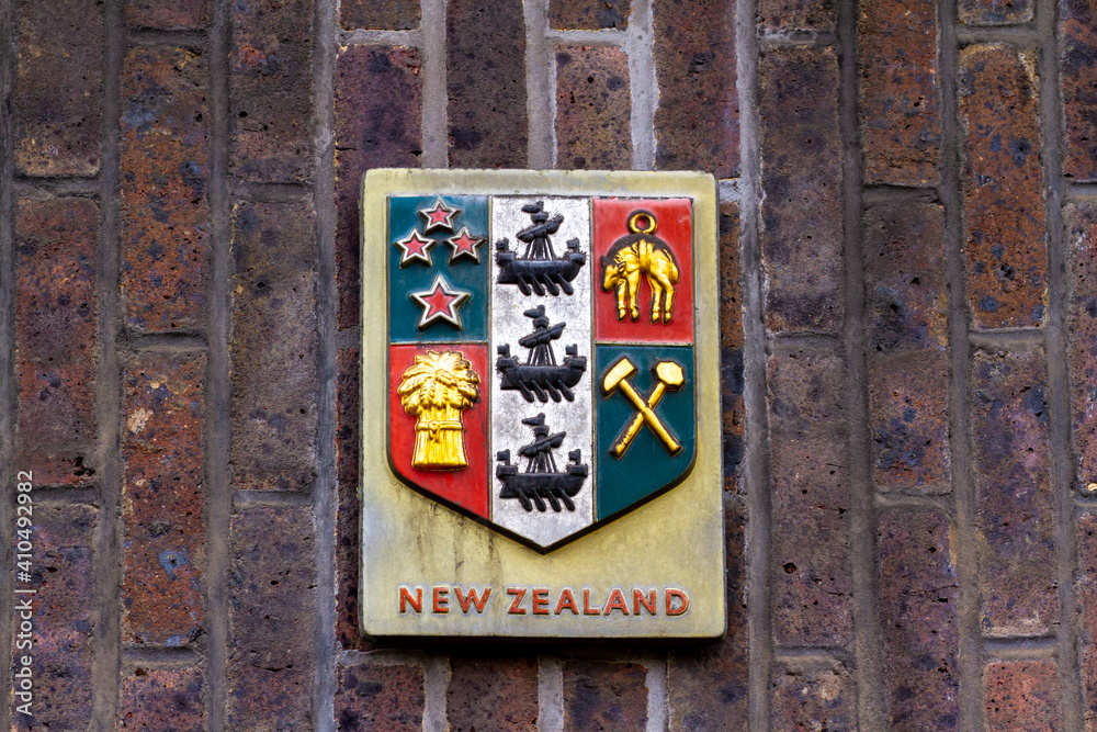 Fototapeta premium Shield of New Zealand