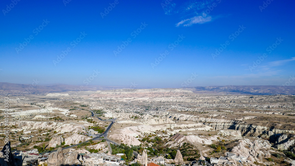 Amazing valley in Cappadocia, unusual relief