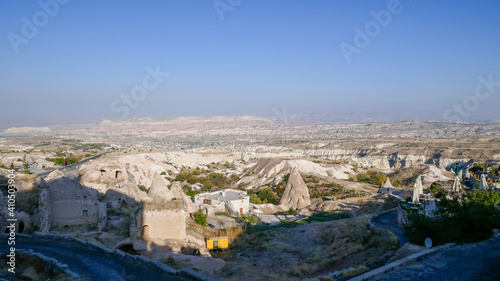 Amazing valley in Cappadocia  unusual relief