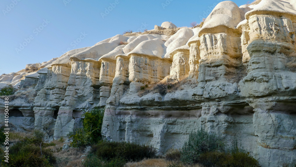 Amazing valley in Cappadocia, unusual relief