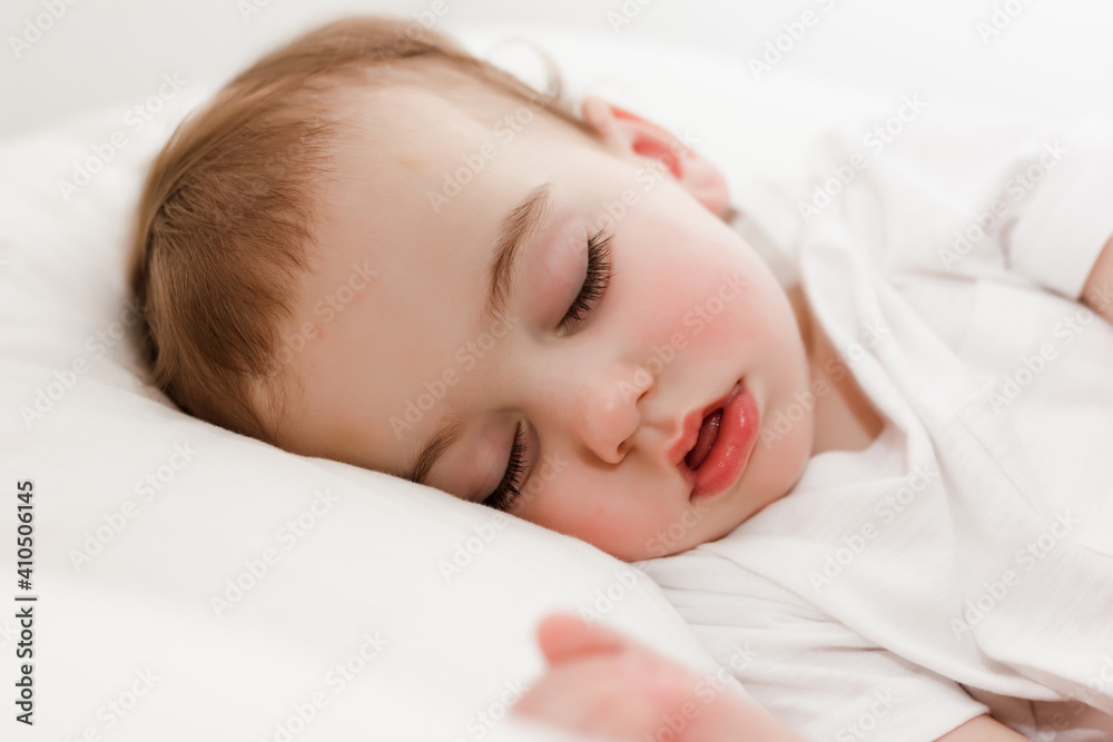close-up portrait of a beautiful sleeping baby close-up portrait of a beautiful sleeping baby