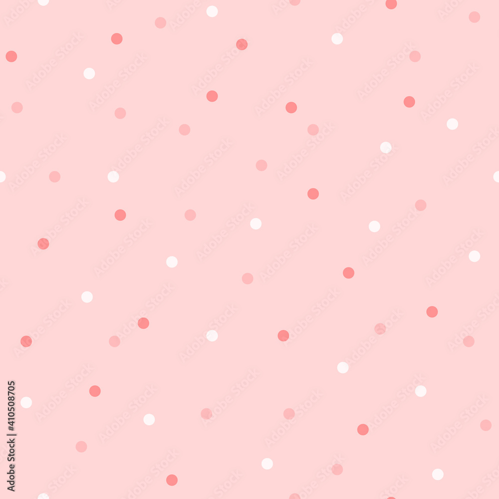 Vector seamless polka dots pattern. Simple design for wrapping paper, textile, wallpaper, stationery. Vector seamless polka dots pattern. Simple design for wrapping paper, textile, wallpaper, stationery.