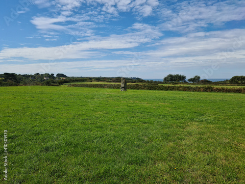 Guernsey Channel Islands, La Longue Rocque Menhir © Aurora GSY