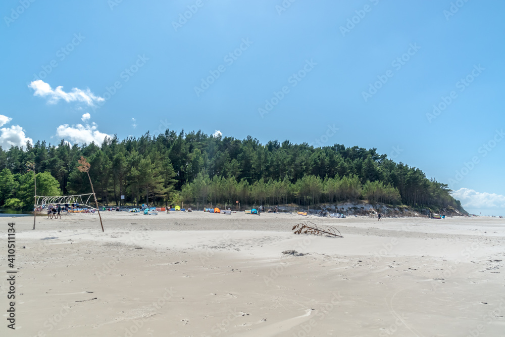 Beautiful beach at Baltic Sea Beautiful beach at Baltic Sea
