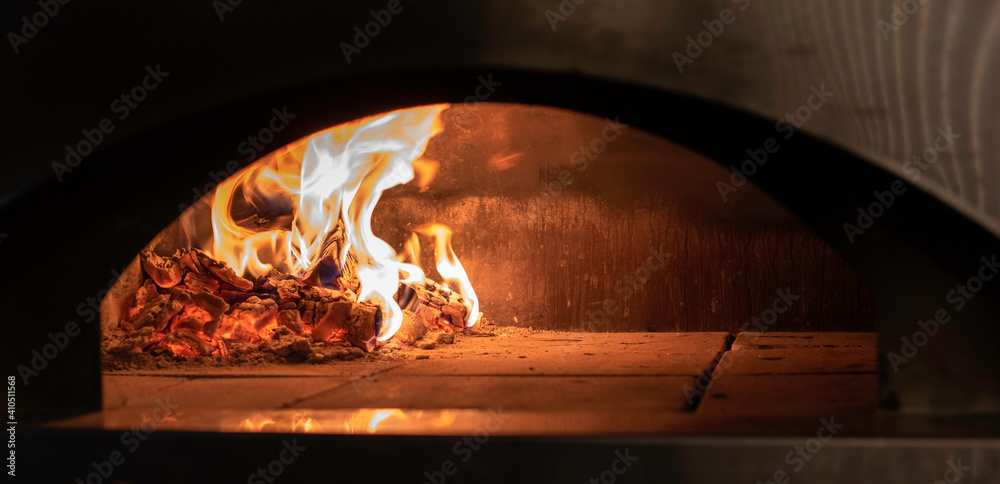 wood burning stove, Pizza oven