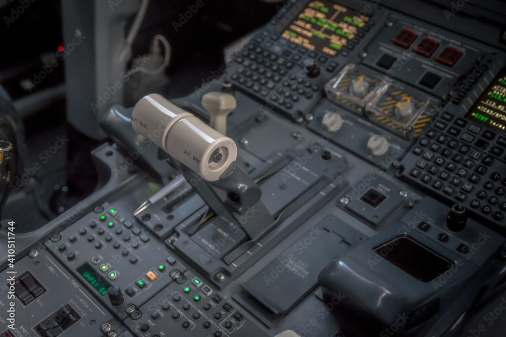 Airliner cockpit Airliner cockpit
