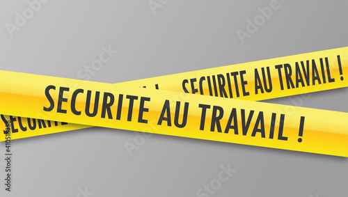 Logo sécurité au travail.