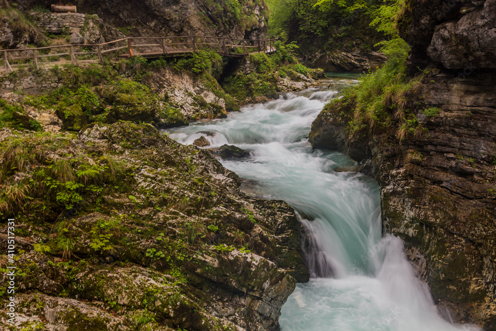 Vintgar gorge near Bled, Slovenia Vintgar gorge near Bled, Slovenia