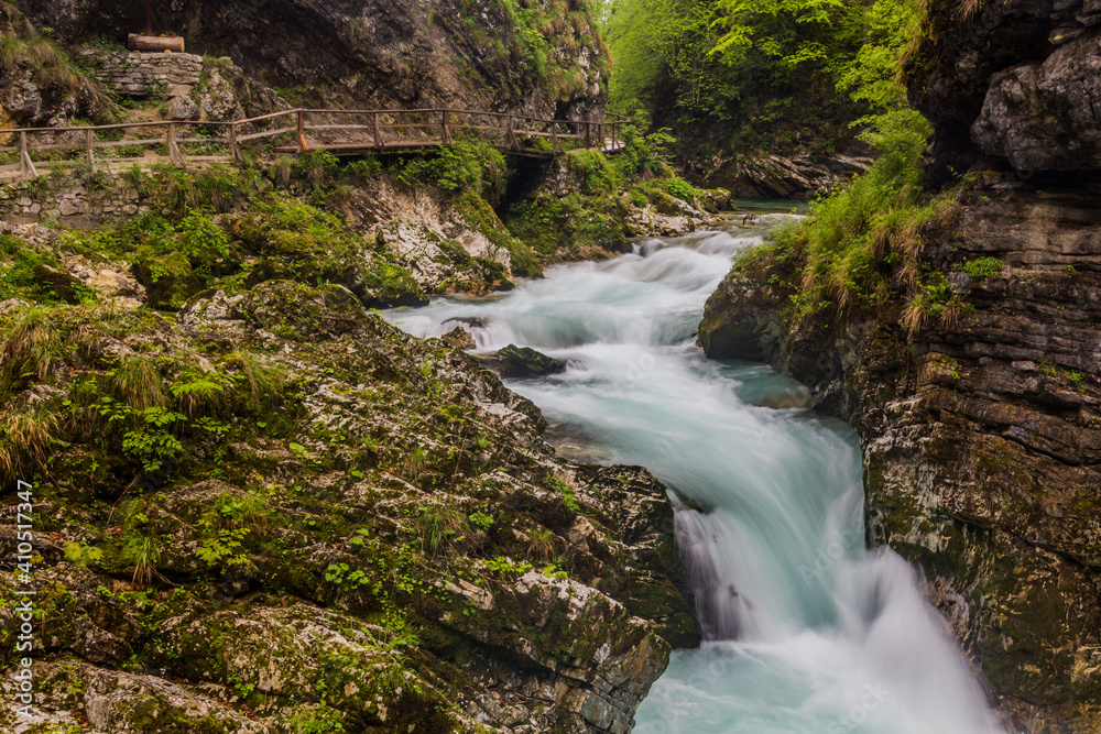 Vintgar gorge near Bled, Slovenia Vintgar gorge near Bled, Slovenia