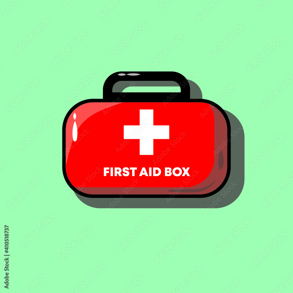 Fototapeta premium first aid kit icon