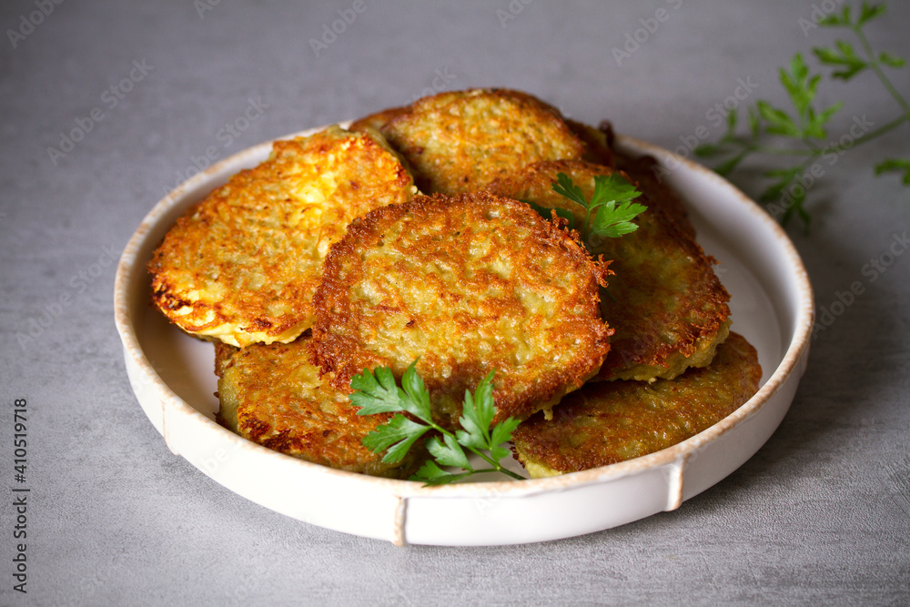Potato Cakes. Vegetable fritters, latkes, hash browns. Vegetable pancakes Potato Cakes. Vegetable fritters, latkes, hash browns. Vegetable pancakes