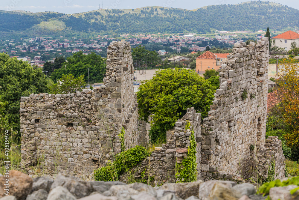 Ruins of an ancient settlement Stari Bar, Montenegro