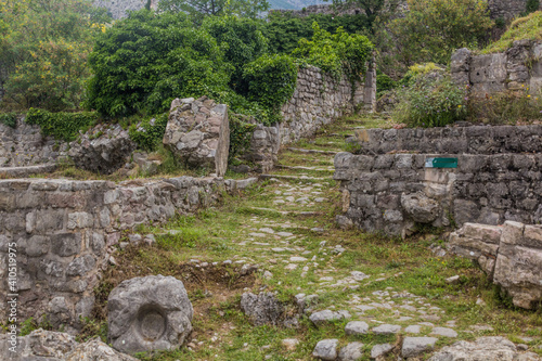 Ruins of an ancient settlement Stari Bar, Montenegro