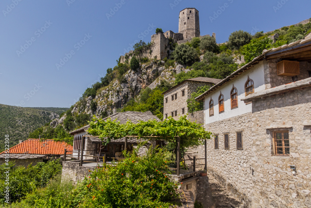 View of Pocitelj village, Bosnia and Herzegovina