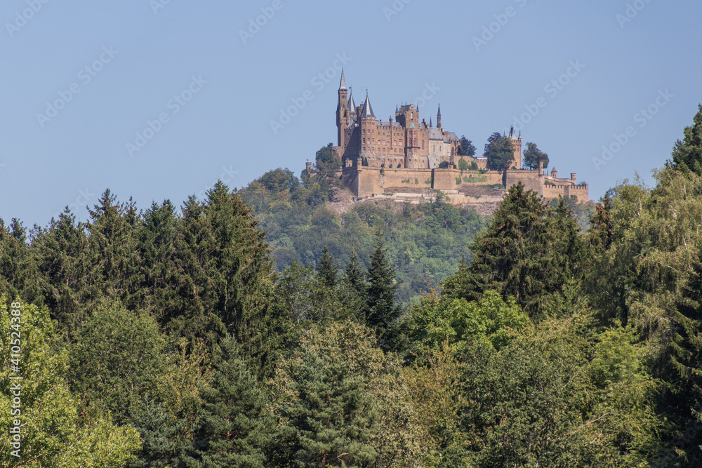 Hohenzollern Castle in the state of Baden-Wuerttemberg, Germany