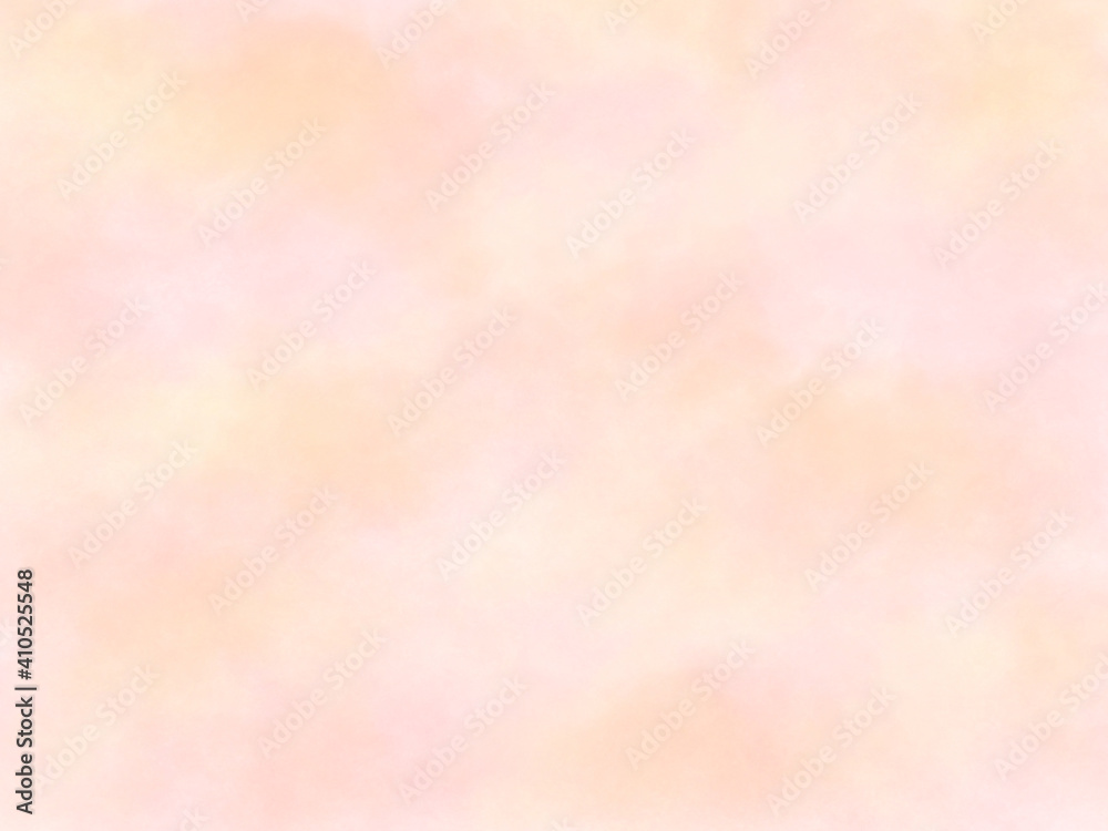 優しい春のイメージの壁紙 パステルカラー ピンク オレンジ ふわふわ 夕焼け Stock Illustration Adobe Stock
