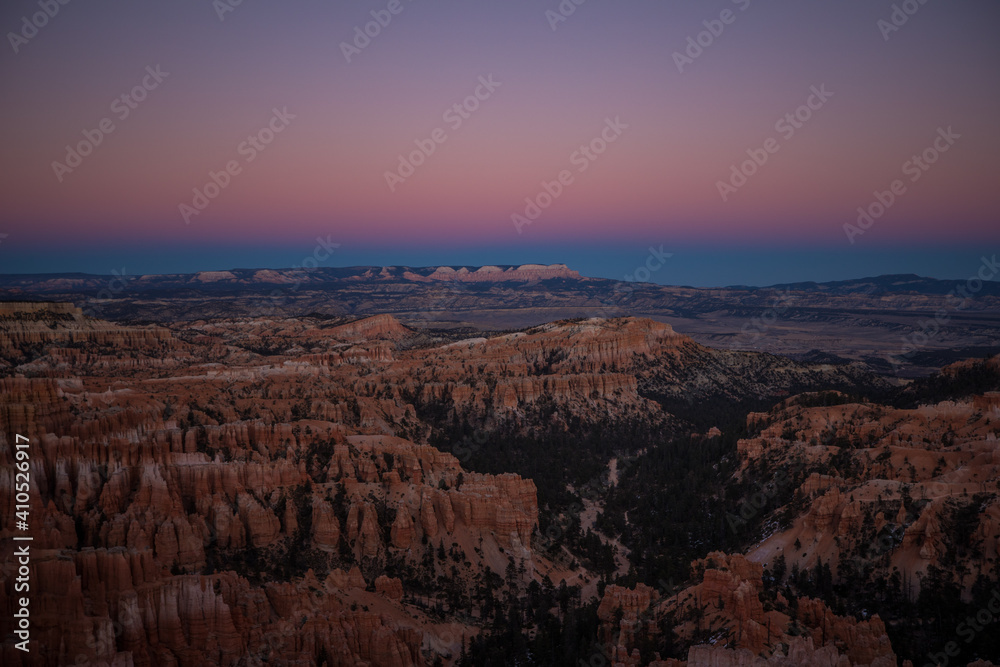 Sunset at Bryce Canyon National Park, Utah