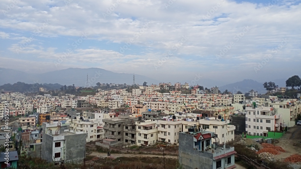 view of the nepal city