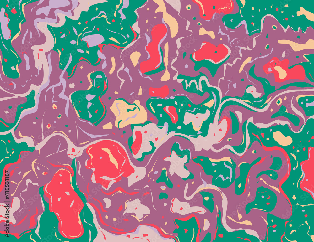 African Violet Amaranth Red Inkscape Suminagashi Kintsugi Japanese Ink Marbling Paper Art African Violet Amaranth Red Inkscape Suminagashi Kintsugi Japanese Ink Marbling Paper Art