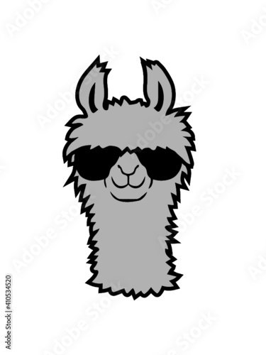 Flauschiges Lama Cool 