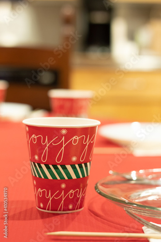 Christmas cup of coffee 