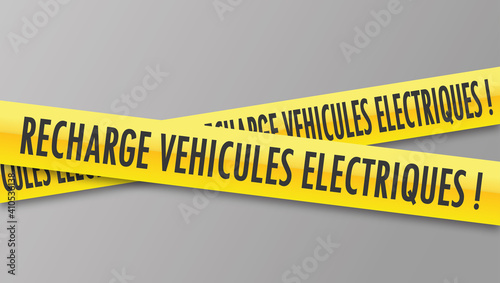 Logo recharge voitures électriques.