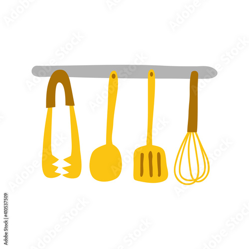 Set of Kitchen Utensils. cooking tools
