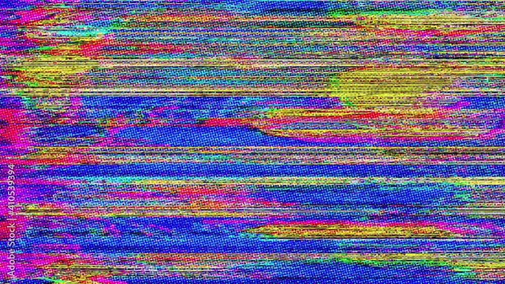 Casual psychedelic geometrical cyberpunk noisy background.