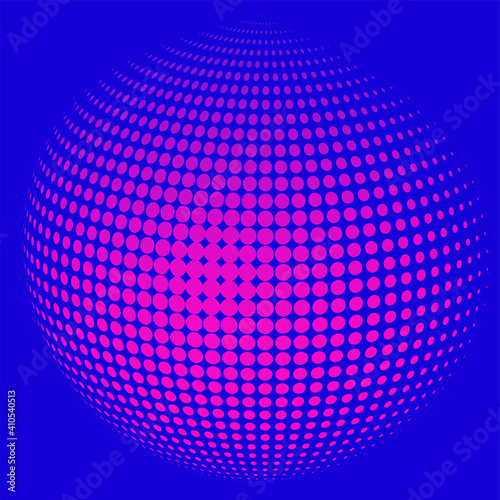 Modern spherical ball point, great design for any purposes. Modern vector illustration. Gradient circles. Stock image. EPS 10.