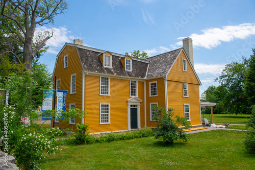 Photography John Hale House in Hale Farm at 39 Hale Street in historic center of Beverly, Massachusetts MA, USA