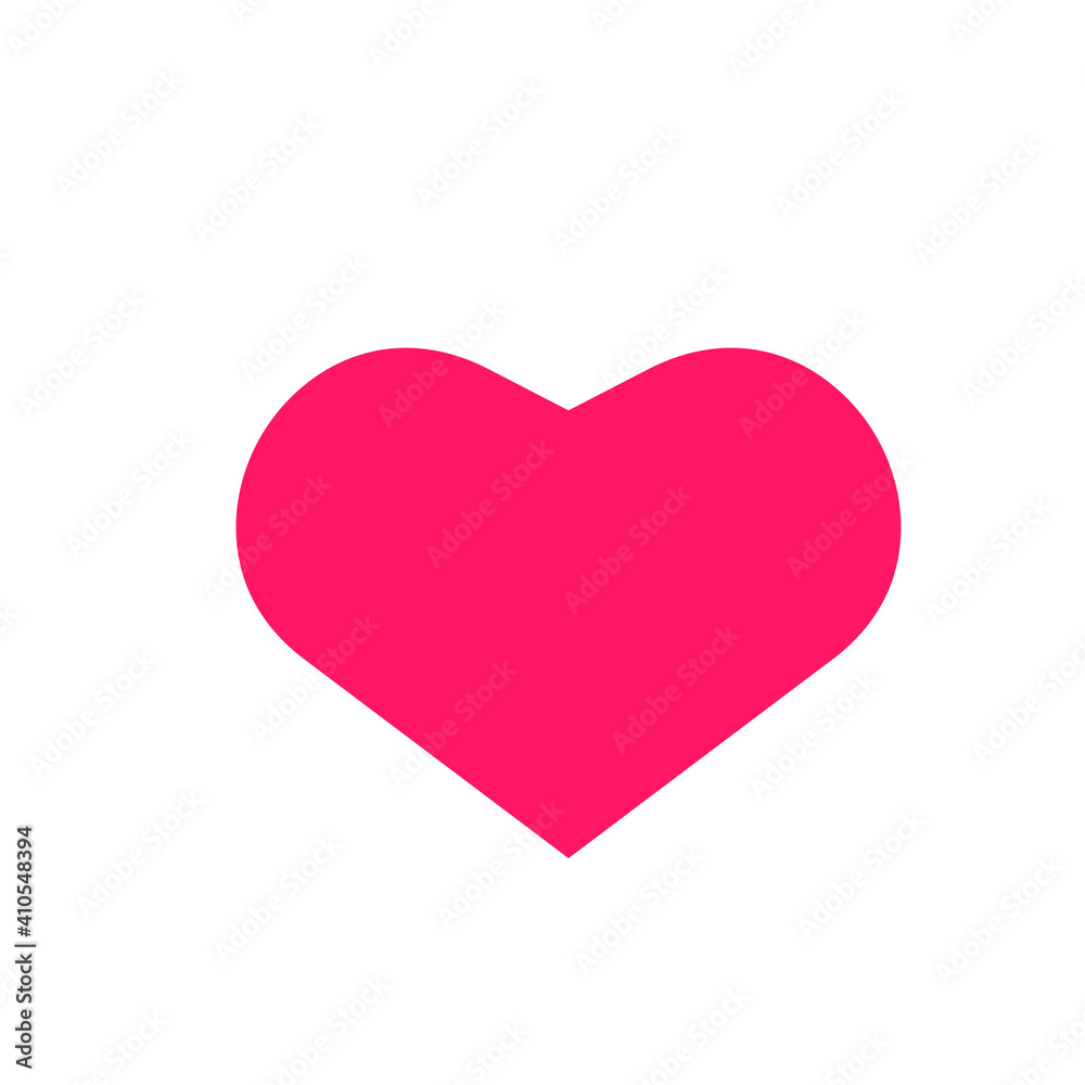 Heart icon vector. Love symbol. Valentine s Day sign. Like icon