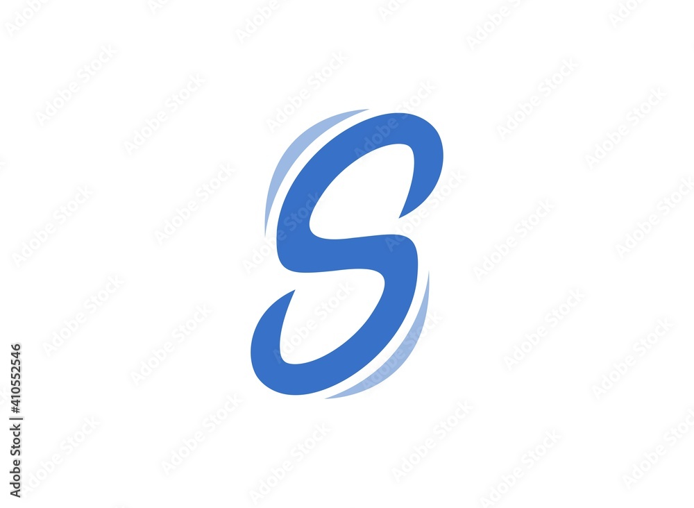 simple letter S logo vector template. simple letter S logo vector template.