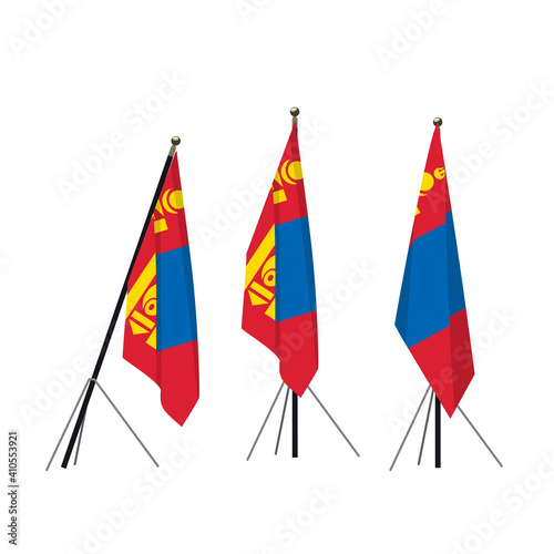 モンゴル国国旗