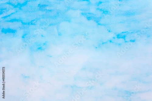 blue sky background with watercolor pattern