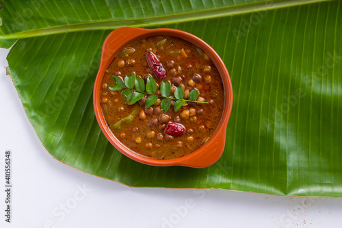 Kadala curry or chana masala curry photo