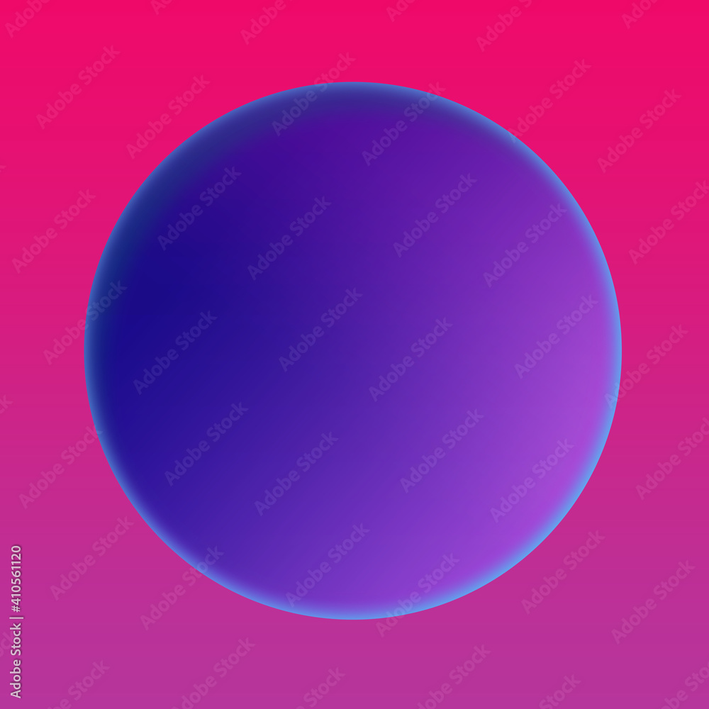 An abstract 3d circular shape background image.