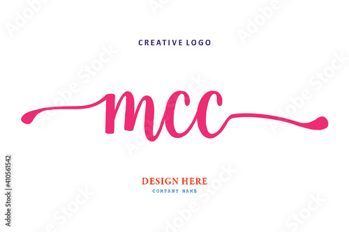 MCC lettering logo is simple, easy to understand and authoritative