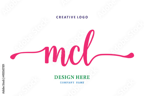 MCL lettering logo is simple, easy to understand and authoritative