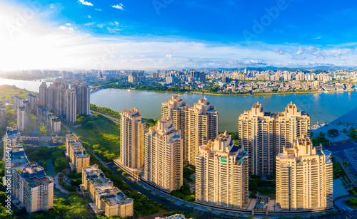 Urban scenery of Huizhou City  Guangdong Province  China