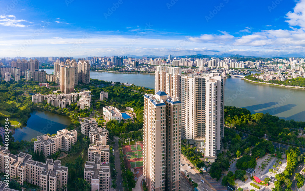Urban scenery of Huizhou City, Guangdong Province, China
