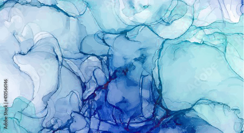 Abstract colored liquid ink background