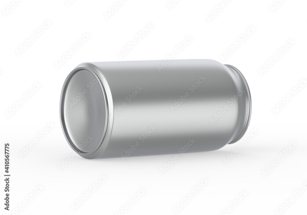 Metallic can mockup for beer, alcohol, juice, energy drink and soda, aluminium metal can mock up on isolated white background, 3d illustration Metallic can mockup for beer, alcohol, juice, energy drink and soda, aluminium metal can mock up on isolated white background, 3d illustration