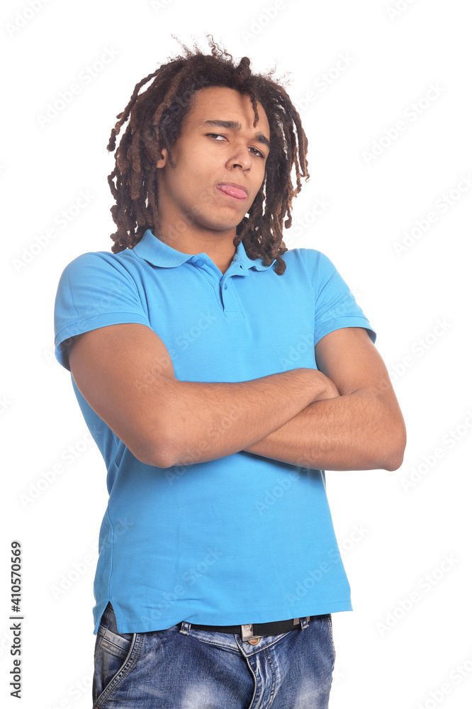 Portrait of teenage boy posing Portrait of teenage boy posing