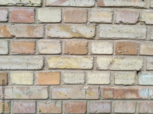 Old brick wall background decoration texture