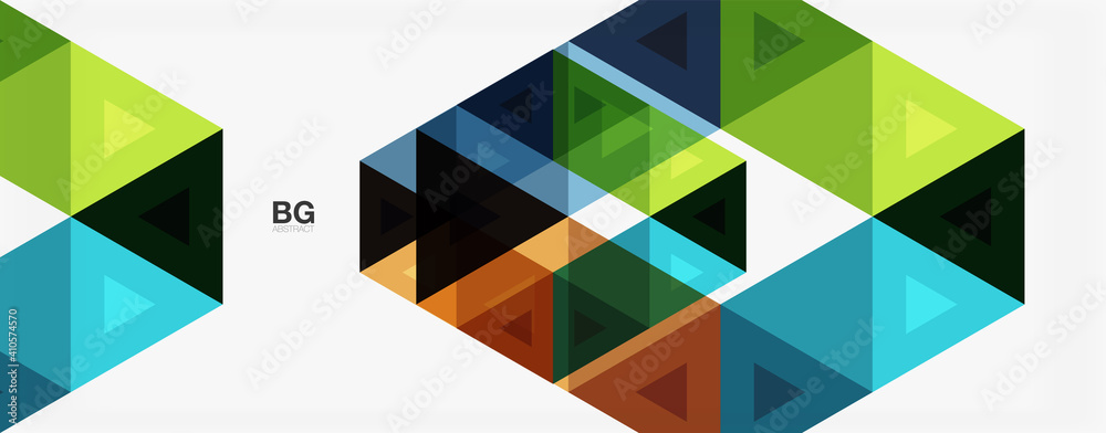 Mosaic triangle pattern abstract background for cover, banner, flyer and poster and other template Mosaic triangle pattern abstract background for cover, banner, flyer and poster and other template
