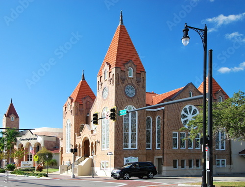 Kirche in der Downtown von Bradenton am Manatee River, Florida